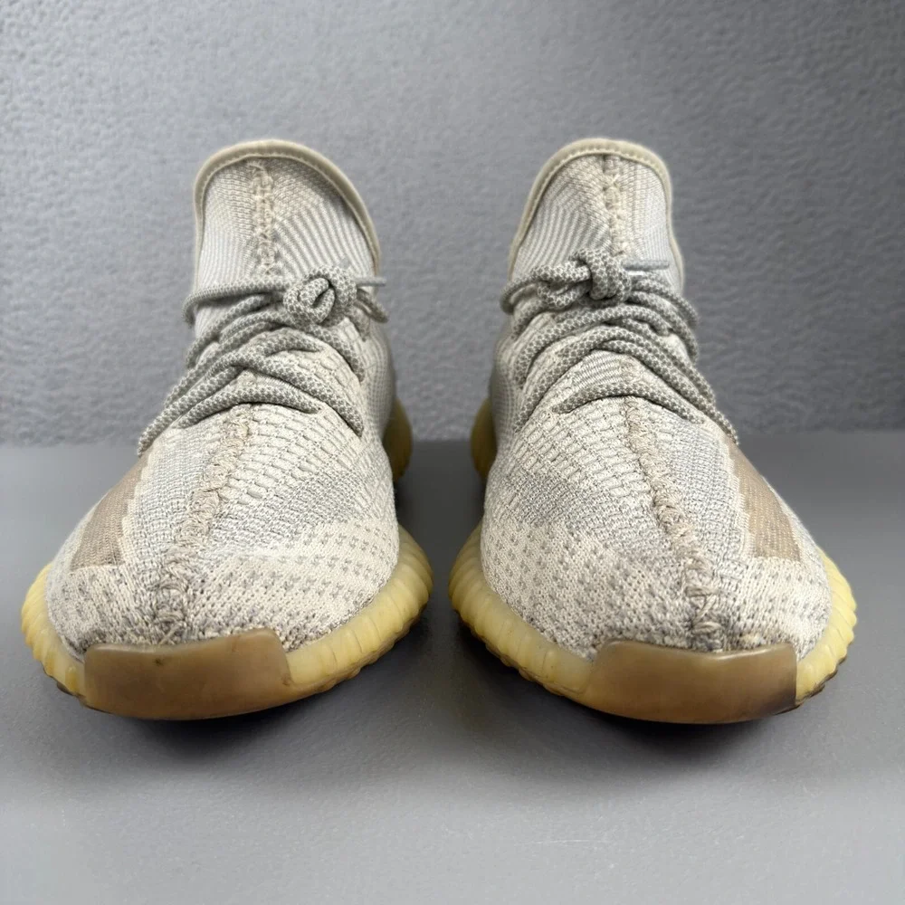 YEEZY Boost Shoes Mens 14 Beige 350 V2 Lundmark Adidas‎ Reflective Laces FU9161